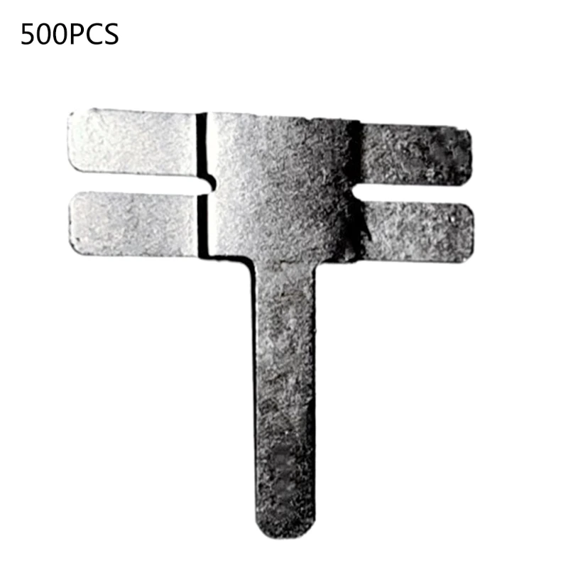 

500 pcs Nickel Plated Steel Strap Strip Sheets T type for Battery Spot Welding