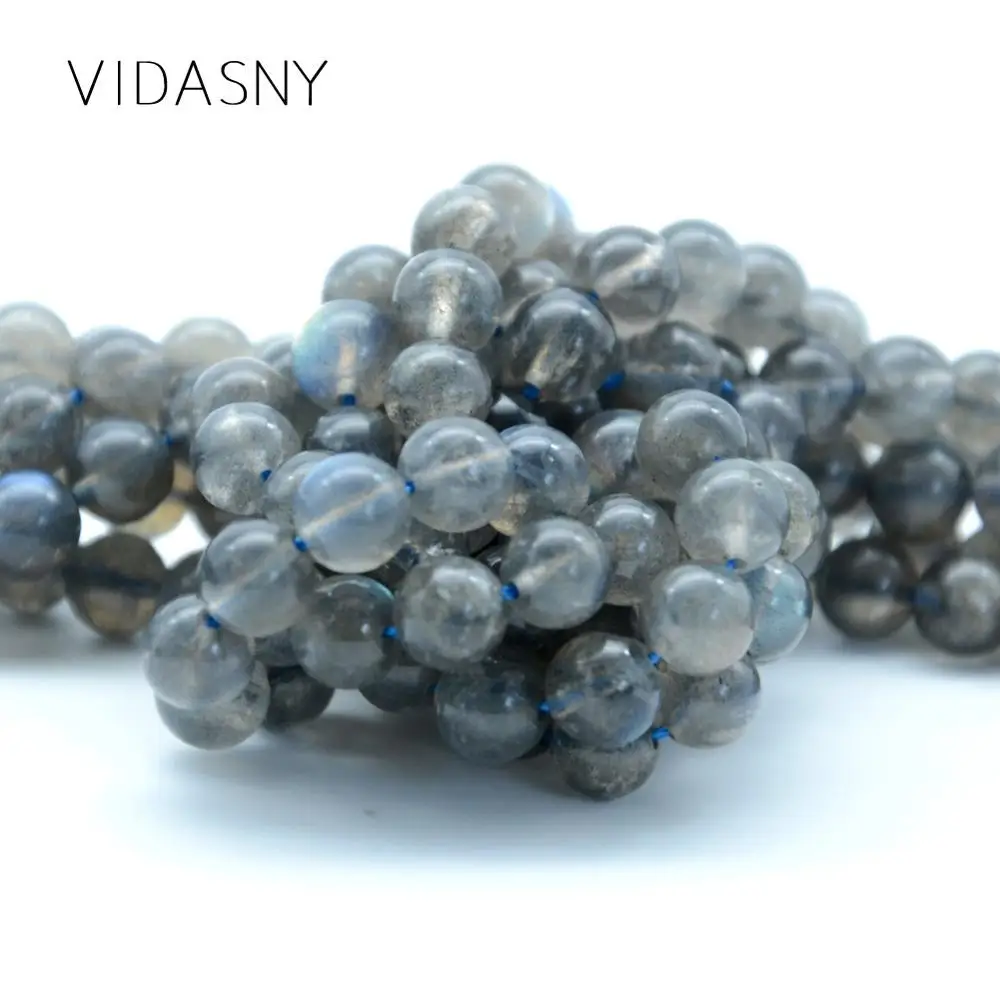 Камень лабрадорит натуральный драгоценный камень круглые бусины россыпью для