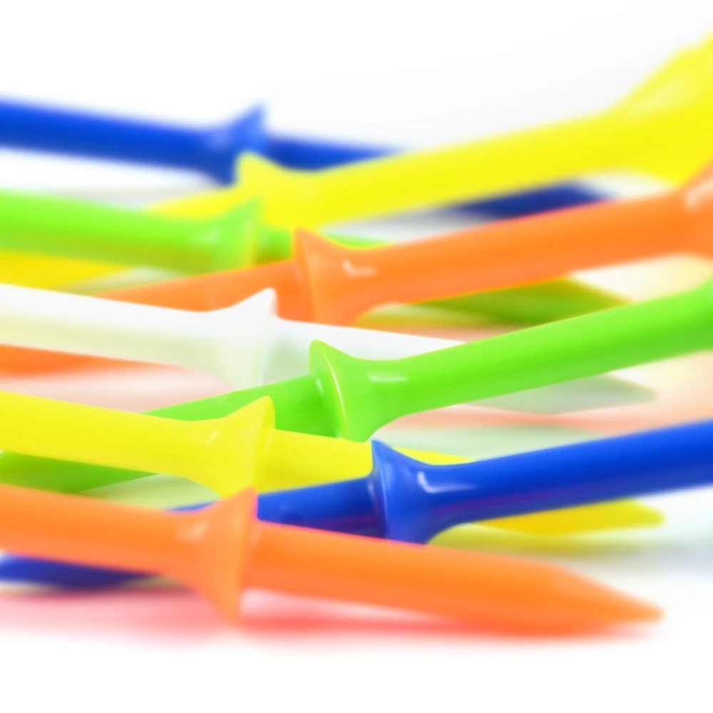 

Enhua BC Plus 3-1/4" Golf Tees 50 PackExcellent Durability and Stability Tees | Reduced Friction & Side Spin Golf Plastic Te