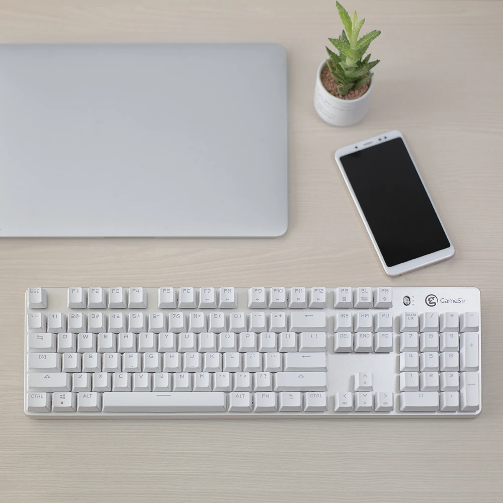 Беспроводная Механическая игровая клавиатура GameSir GK300 с Bluetooth и USB приемником