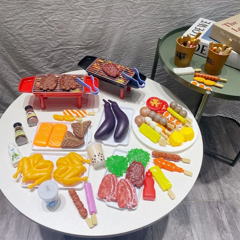 Маленький шеф-повар барбекю приготовление пищи кухонная игрушка интерактивный