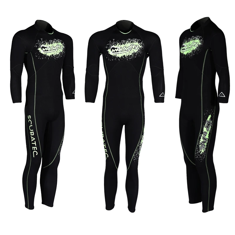 Неопреновый гидрокостюм для мужчин и женщин комплект плавания с аквалангом