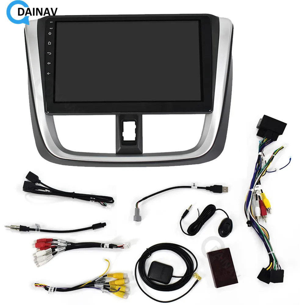 2 DIN Автомобильный мультимедийный плеер автомобильное радио FOR-TOYOTA VIOS YARIS 2017 + Android