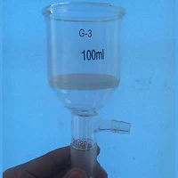 60ml joint 2429 filter funnel sand core g1 coarse 50 70 micron lab glass