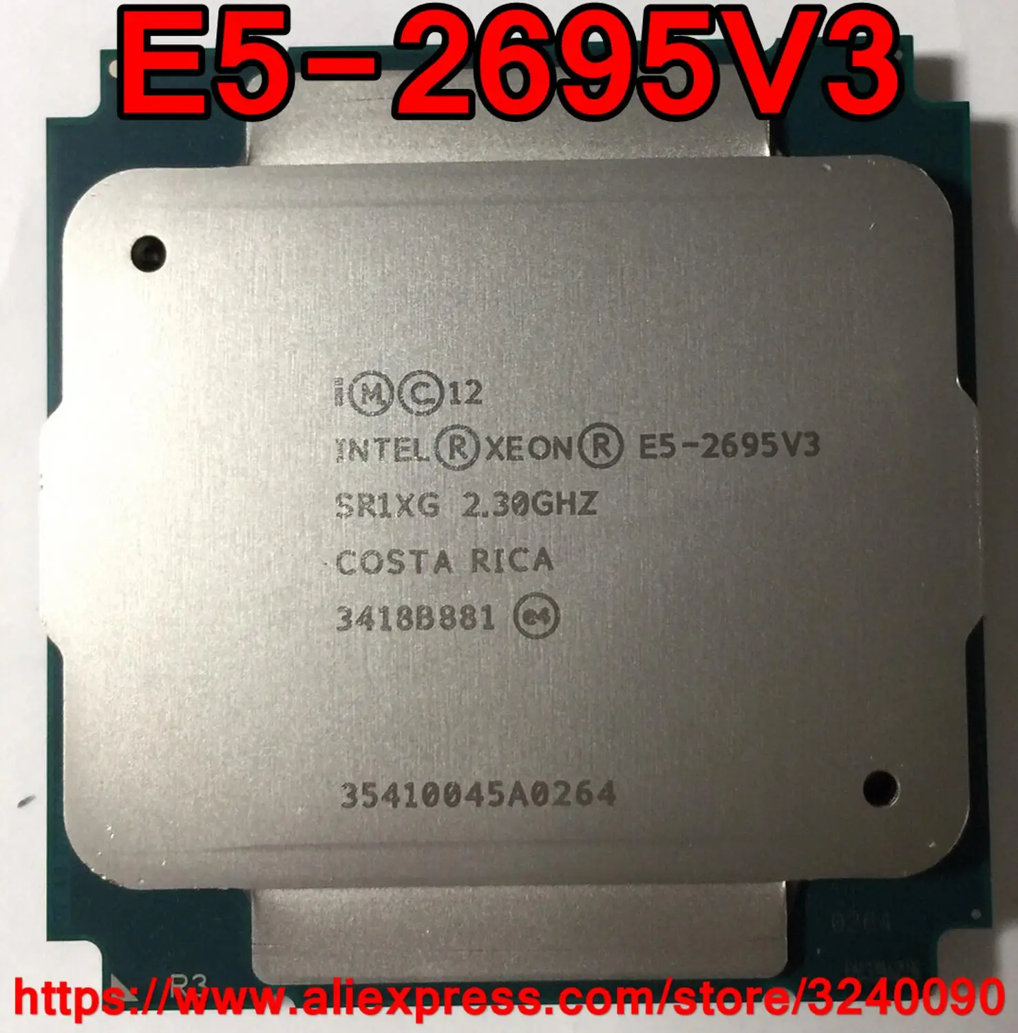 Процессор Intel ЦП Xeon E5-2695V3 OEM версии 2,3 ГГц 14-ядерный 35M 120W LGA2011-3 E5-2695 V3 E5 2695V3 Бесплатная доставка E5 2695 V3