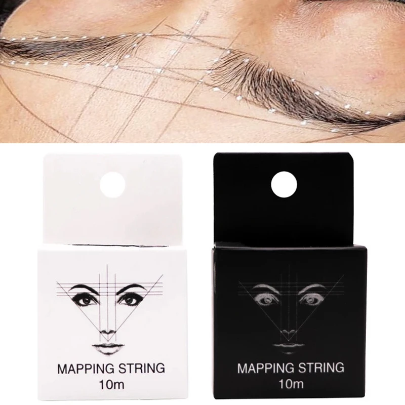 

Mapping Pre-ink String for Tattoo Microblading Eyebow Dyeing Liners Thread Semi Permanent Makeup Positioning Eyebrow Measuring