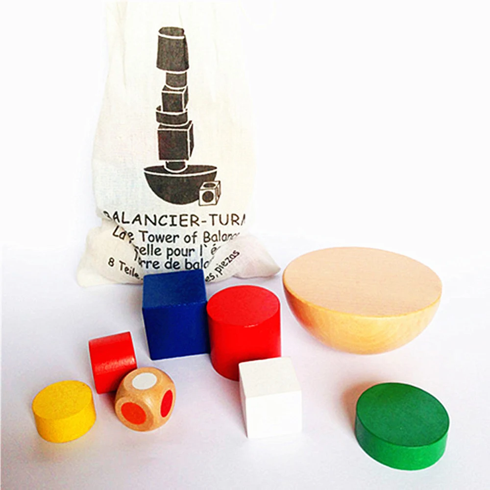 Деревянная доска для строительства баланса игрушки детей семейная головоломка