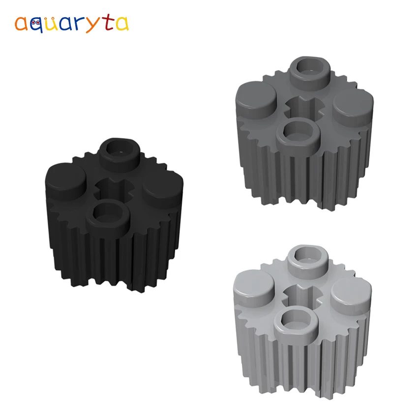 

Aquaryta 40pcs Building Blocks Parts Bricks 2x2 Vertical Stripes Cross Axis Cylindrical Compatible 92947 DIY Educational Toys