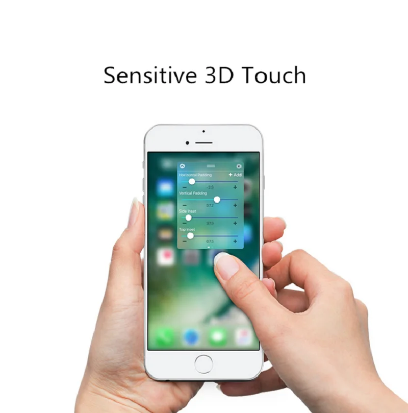 3D сенсорный ЖК-дисплей для iPhone 7 7 Plus 8 8Plus дисплей дигитайзер сборка запасные части+ фронтальная камера+ динамик