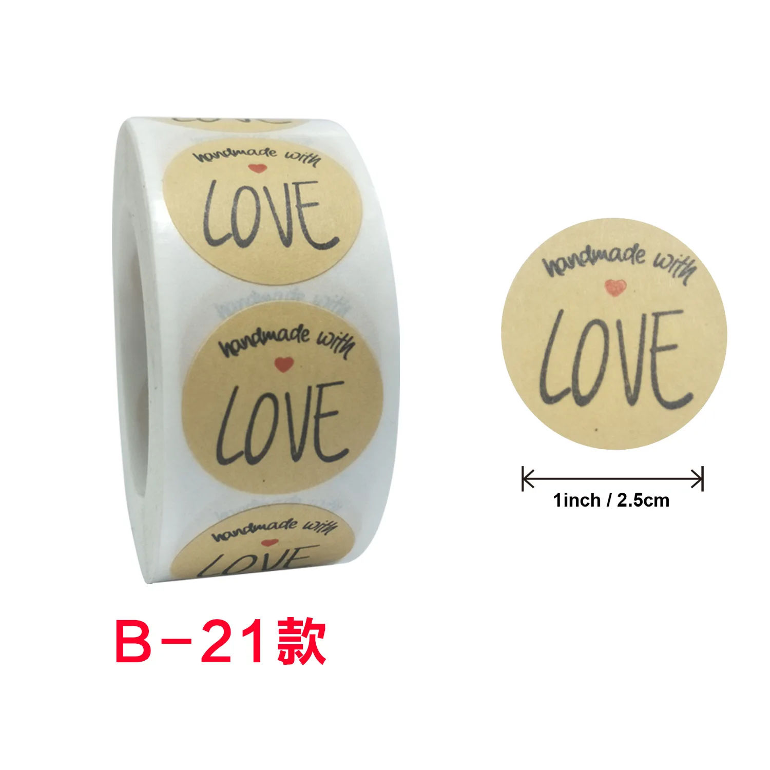 500 шт. ручной работы запеченные с любовью Стикеры турецкие настенные