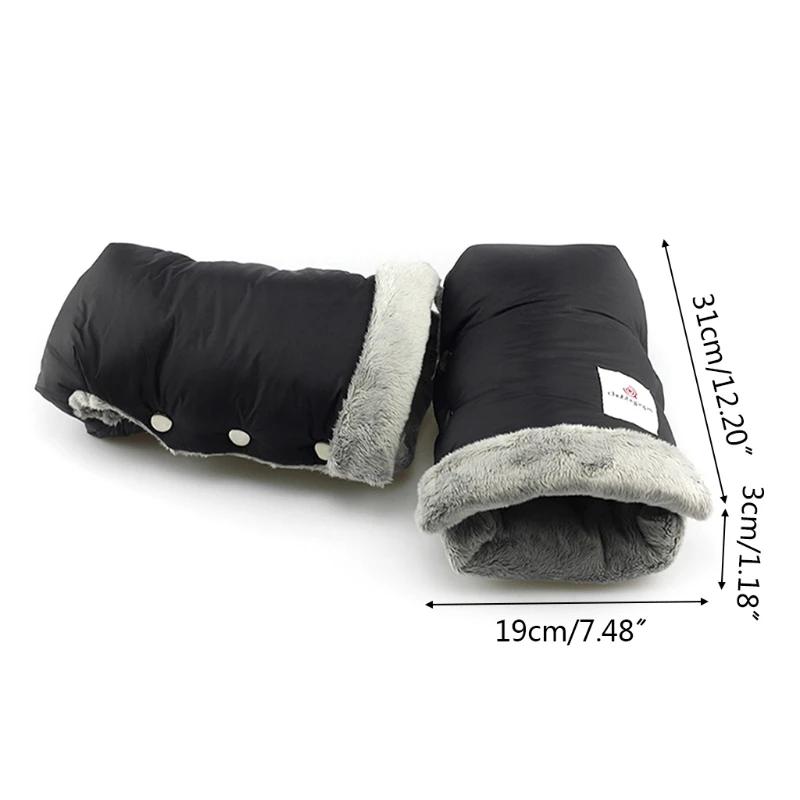 

Winter Warm Stroller Gloves Mittens Pushchair Hand Muff Waterproof Pram Gloves