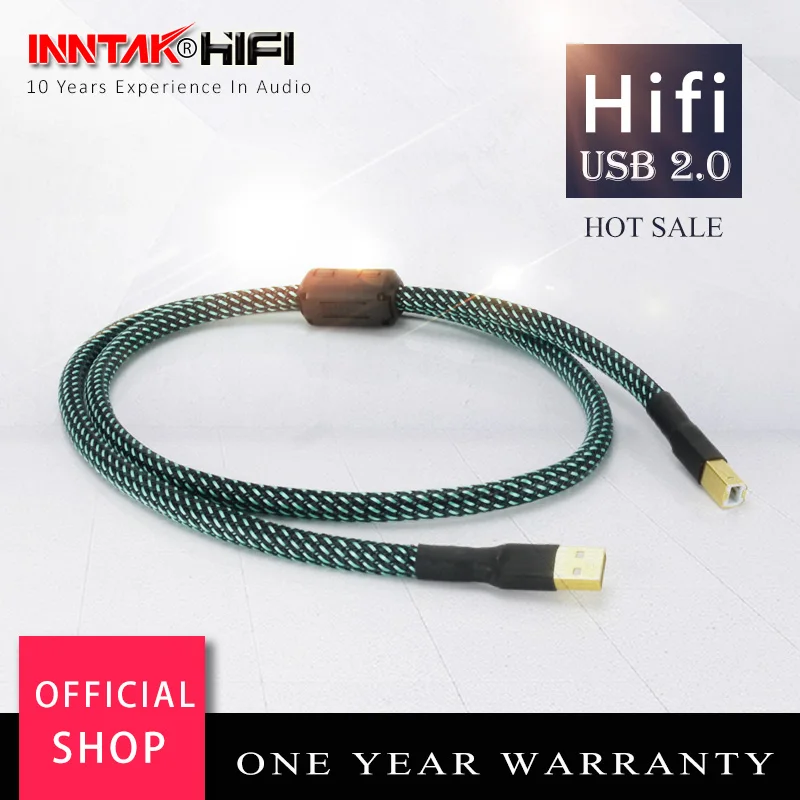 1 шт. Высокое качество Hifi Canare USB кабель USB2.0 A-B аудио кабель
