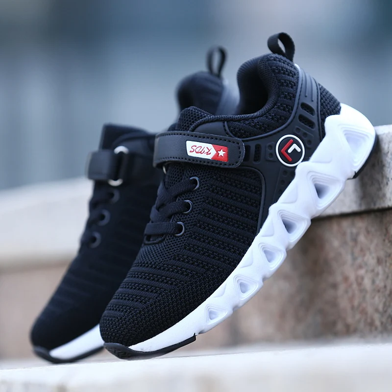 

Модель 2021 года, детская обувь Feshion, Повседневные детские кроссовки для мальчиков с мягкой подошвой и легко сгибающейся дышащей противосколь...