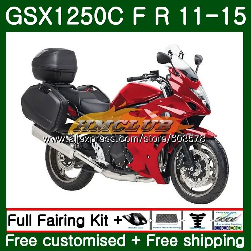 Gsdit xf1250 для SUZUKI bangsx1250f GSX1250 C 11 12 13 14 15 полностью красный 20CL.45 1250 GSX1250C 2011 2012 2013 2014 2015
