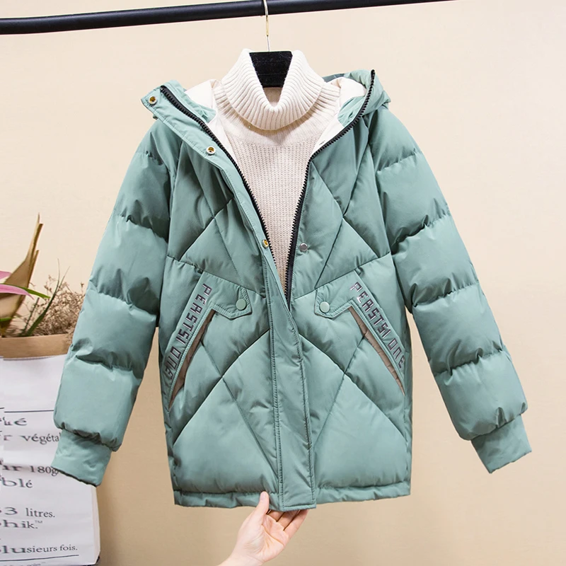 

Boutique Women Clothing Winter 2020 New Winter Coat Women's Casual Korean Version Loose Hooded Overcoat