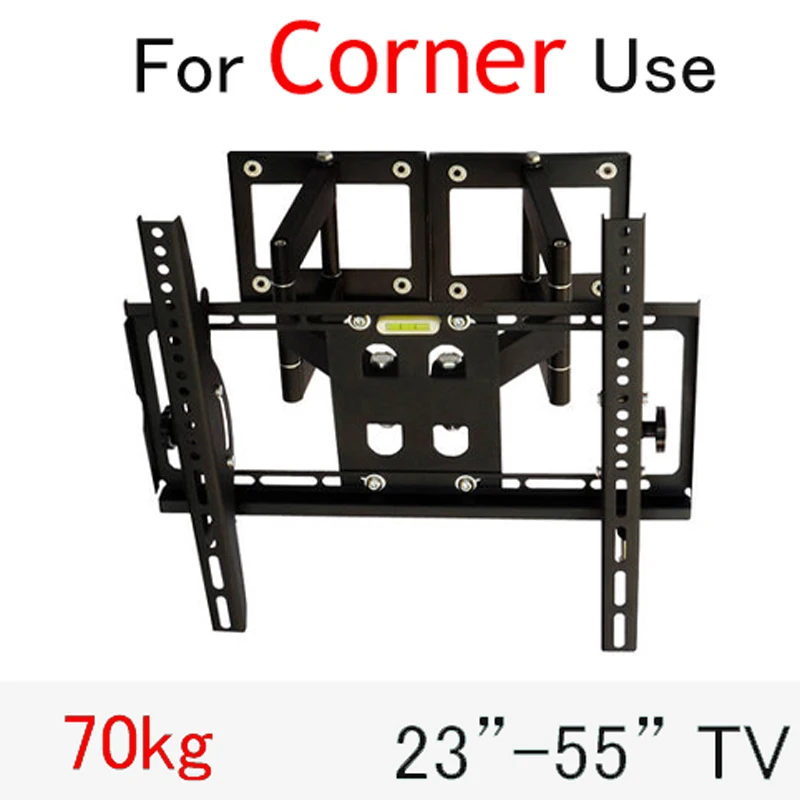 Универсальный 2"-55" 80 кг 400x400 heavy duty качели Кронштейн для ТВ arm ЖК-дисплей стены ванной комнаты Угловые настенный выдвижной ЖК-дисплей полный motion 6 arm