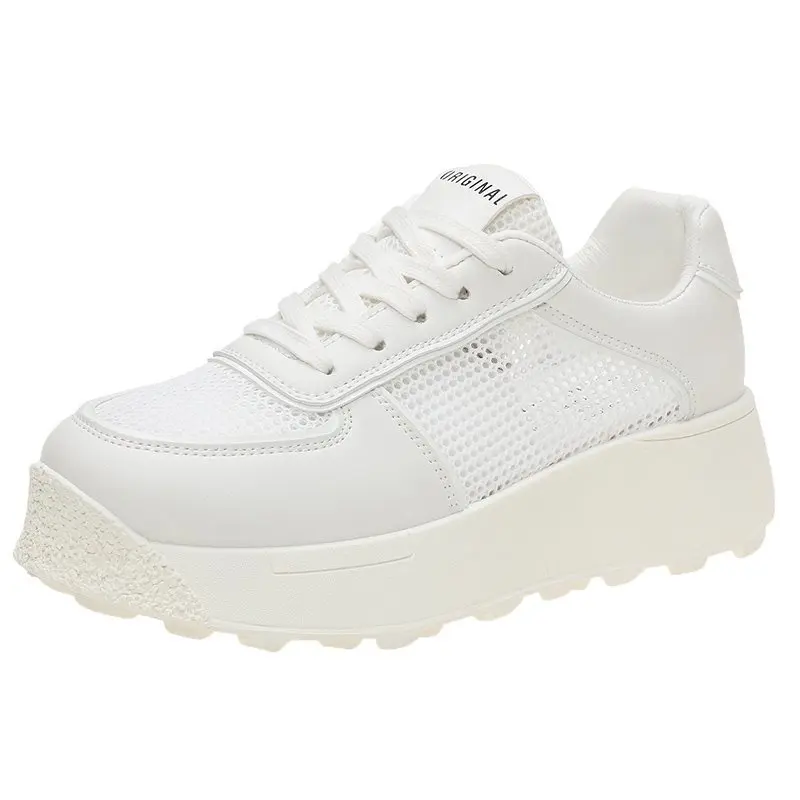 

Platform Genuine Leather Women Sneakers Cross Tied Basic Women Flat Shoes 2021 Summer Newest Casual Office Shoes Woman
