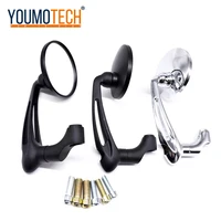 motorcycle rear view mirrors universal side rearview mirror 10mm fits for triumph bonneville speed triple street triple tiger