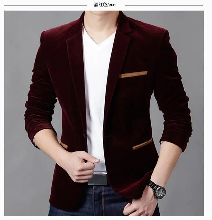 

Brand Clothing Men Blazer Fashion Cotton Suit Blazer Slim Fit Masculine Blazer Casual Solid Colr Male Suits Jacket