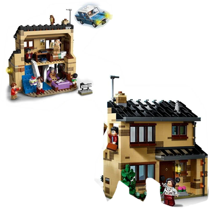 

NEW Magic Great Castle Hall Building Blocks Brick Cartoon Action Figure Toys Brain Game Model Anime Gifts