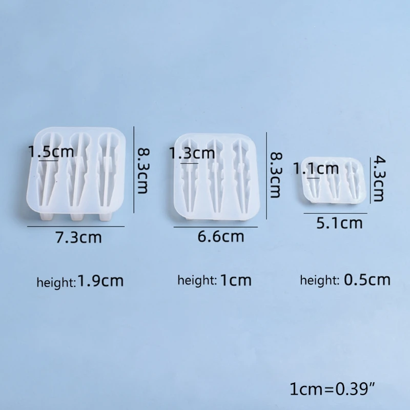 

13MC Clips Clamps Silicone Mould DIY Crafts Jewelry Making Crystal Epoxy Resin Mold