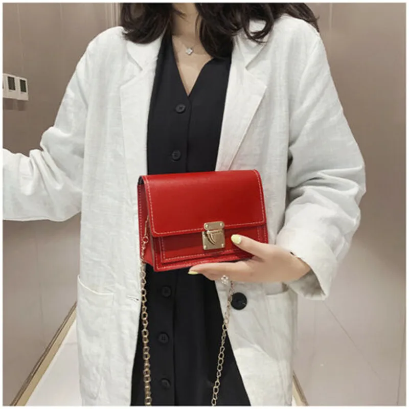 Квадратная дамская сумочка в европейском стиле новинка 2019 качественная женская