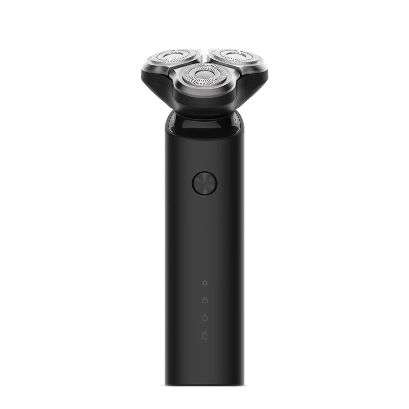 Black XIAOMI MIJIA электробритва портативная Гибкая бритва головка сухая влажная бритва моющийся триммер для бороды тример двойное лезвие Турбо режим удобный - Цвет: Black