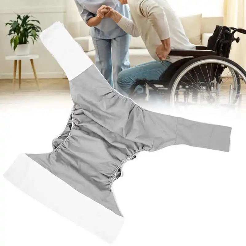 Многоразовые подгузники для взрослых моющиеся тканевые водонепроницаемые