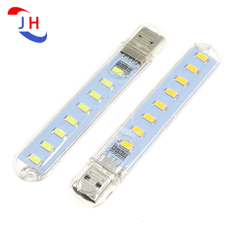 

Портативсветильник мини-лампа для чтения, 5 в пост. Тока, 8 светодиодов, 1 шт.