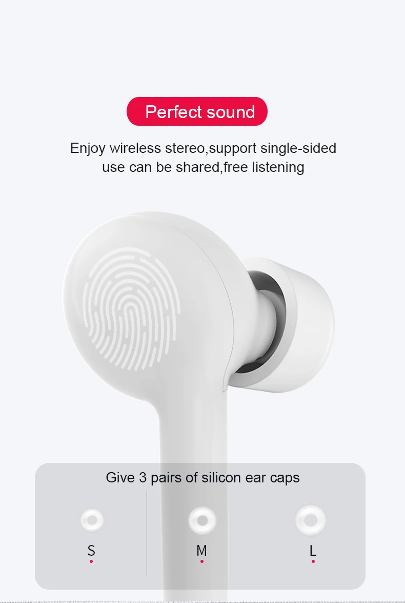 2019 Новинка TW50 Bluetooth гарнитура для iPhone двойные динамики шумоподавление наушники