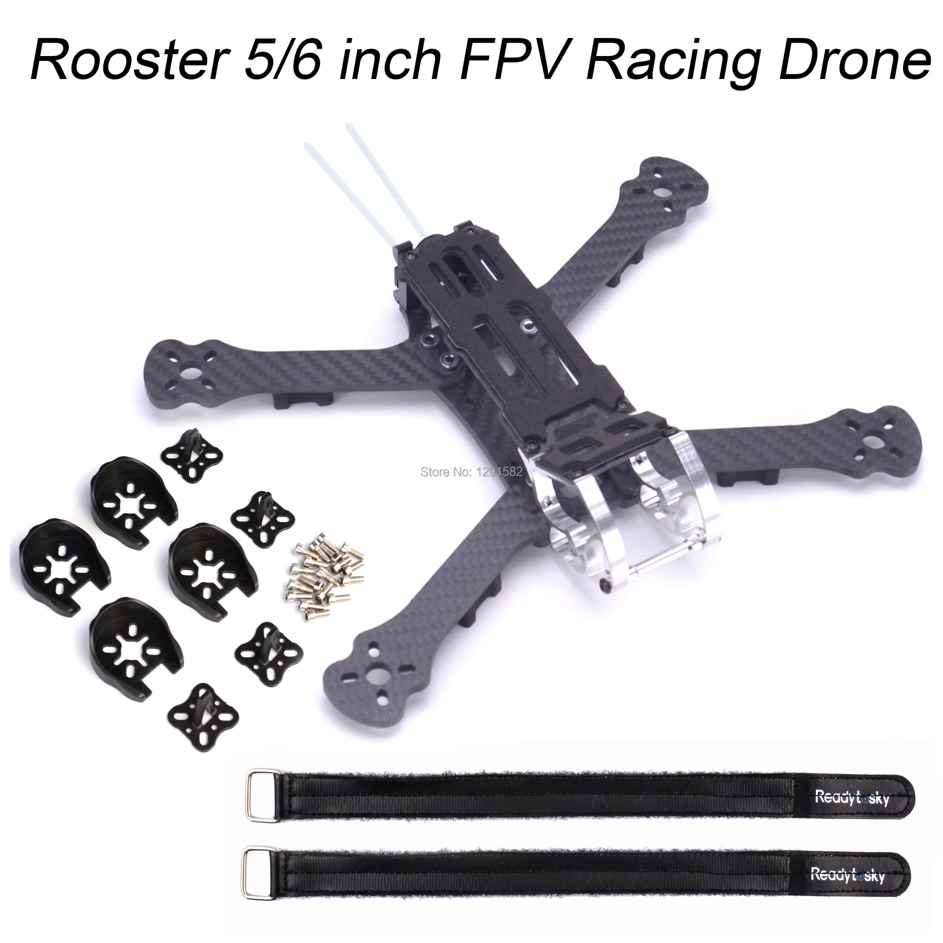 Rooster 230 225 мм/255 мм FPV гоночный Дрон Квадрокоптер рамка 5 / 6 дюймов рама для фристала