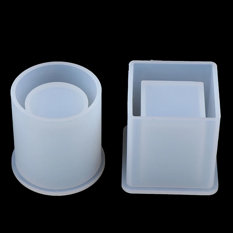 Силиконовая форма Прозрачная формы для эпоксидной смолы контейнер ручек сделай