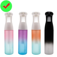 continuous spray bottles multicolor refillable bottle dispensing makeup hairdress salon styling hair water bottle spray