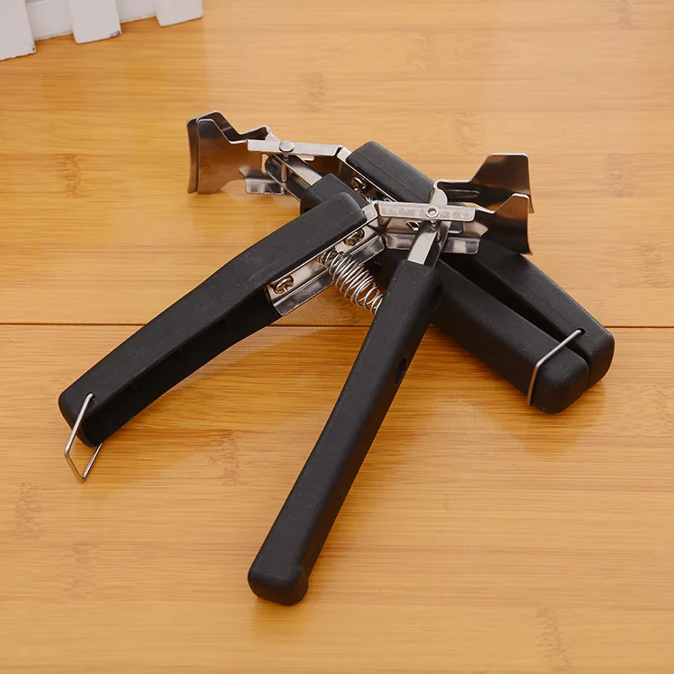 Кухонный гаджет черная пластиковая ручка анти обжигающий держатель для миски