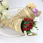 Крафтовая бумага для самостоятельной сборки, креативные упаковка букета коробок для конфет, детские подарочные коробки для цветов, сумки для свадебных сувениров, товары для вечеринок