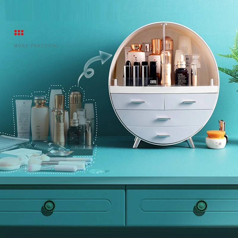 Кейс для макияжа стойка коробка хранения косметики органайзер ящик спальни