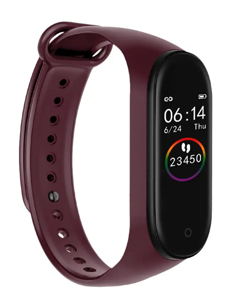 Умный Браслет M4 Водонепроницаемый Фитнес-браслет с цветным экраном мониторинг