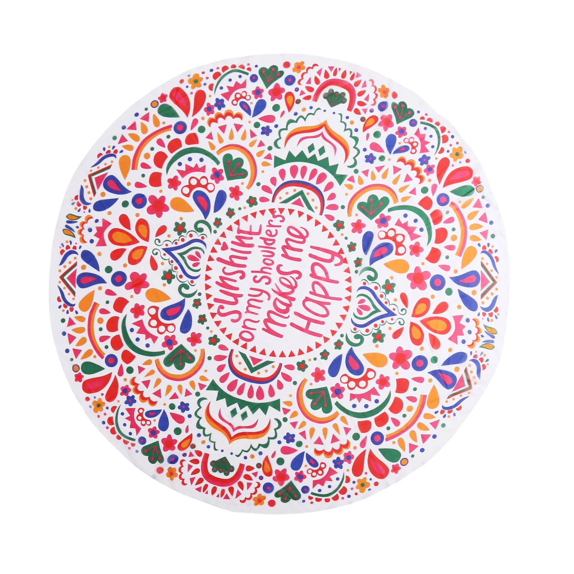 Круглое пляжное полотенце для взрослых летние полотенца большой розовый черный