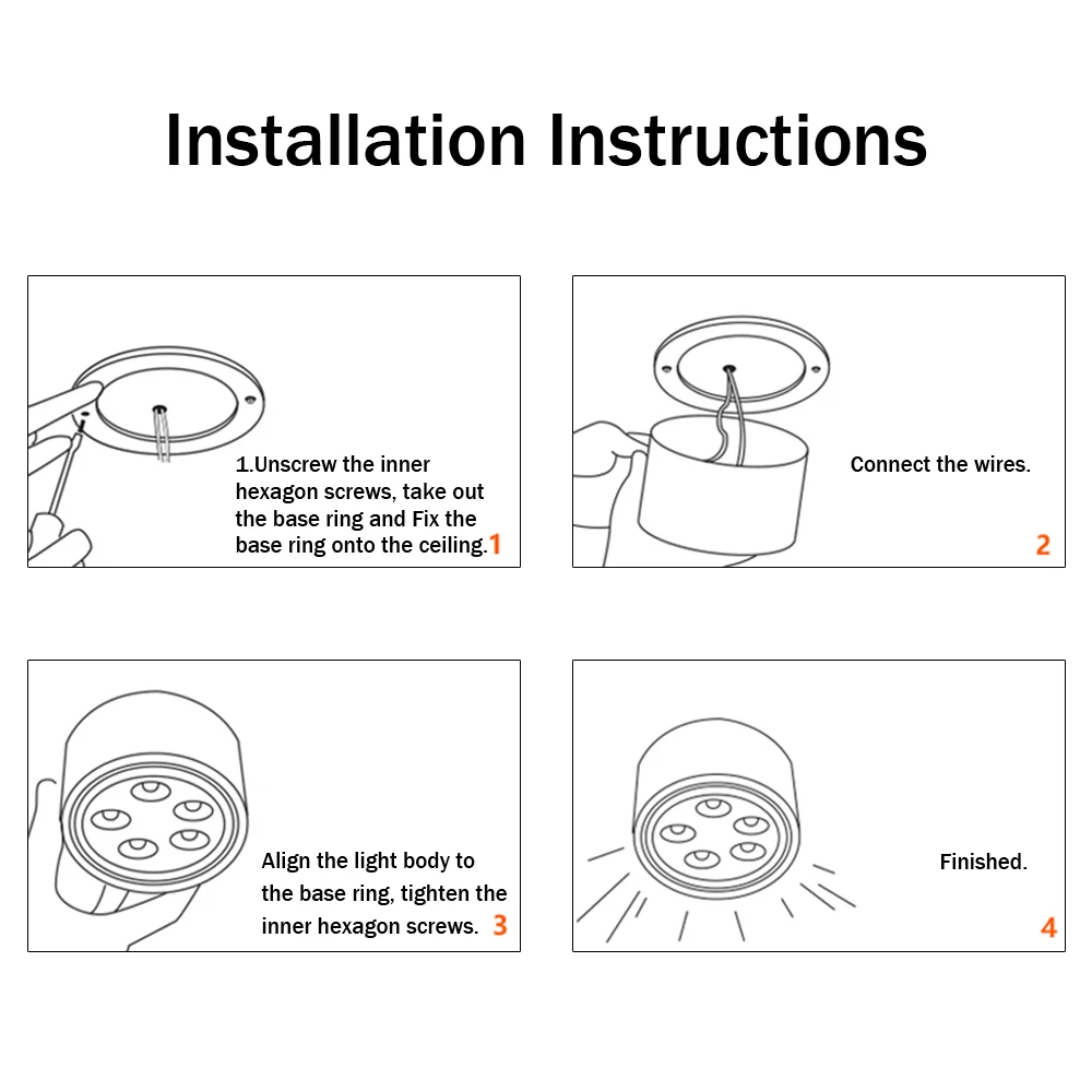 [DBF] ультратонкий Светодиодный светильник с регулируемой яркостью 10 Вт/7 Вт/5 Вт/3