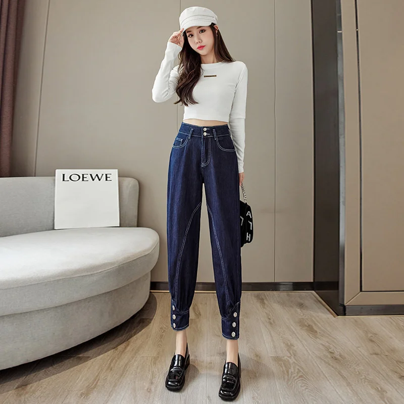 

Real Shot 2021 Early Autumn New Slimming Workwear Pants Women's High