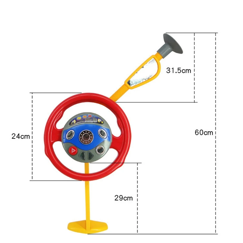 Детская игрушка с рулевым колесом на заднем сиденье электронная игра для