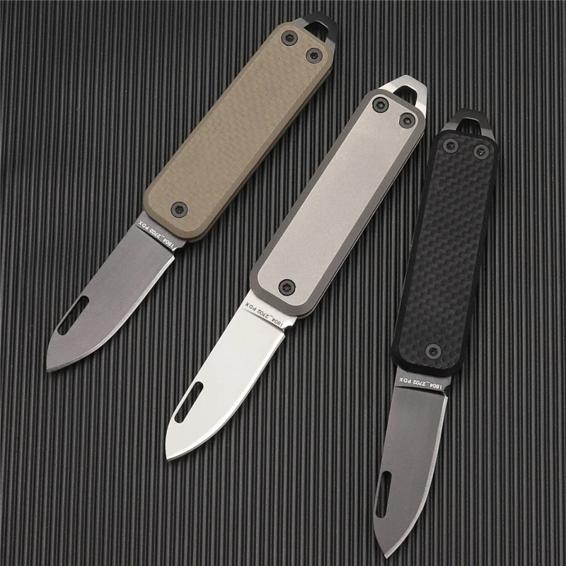 Карманный нож из титана для повседневного использования острый складной D2