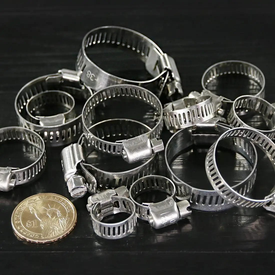 Регулируемые зажимы диаметром от 8 до 38 мм набор шлангов-червей для различных