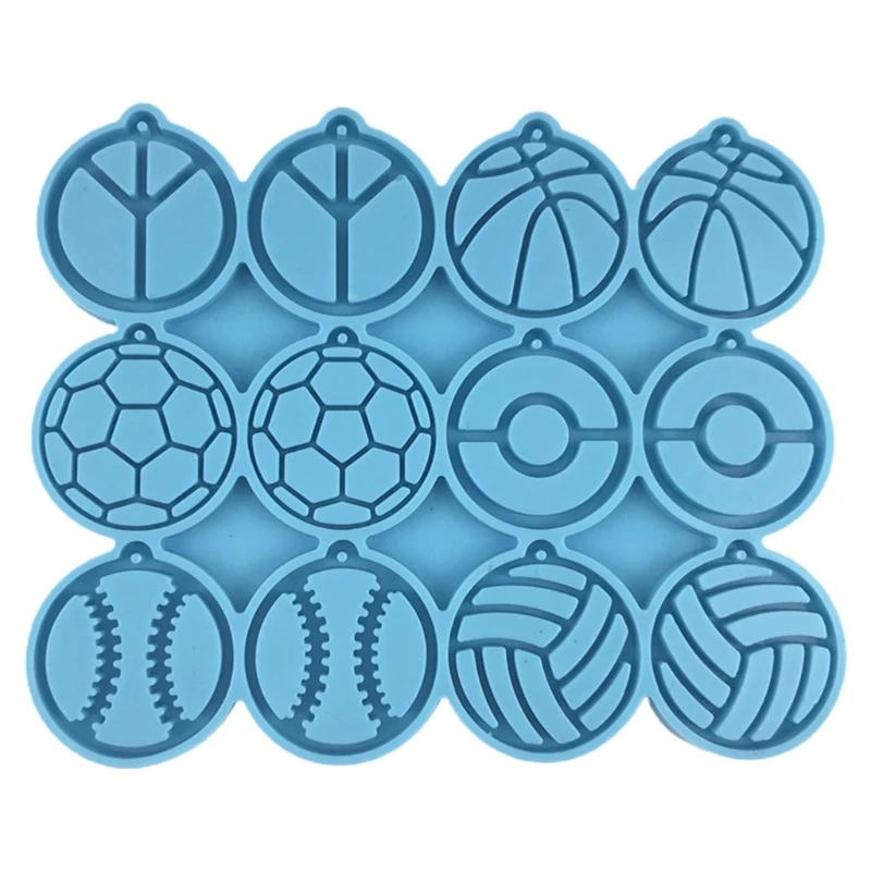 

Ball Style Earrings Epoxy Resin Mold Ear Studs Dangle Casting Silicone Mould DIY Crafts Jewelry Pendants Making Tool