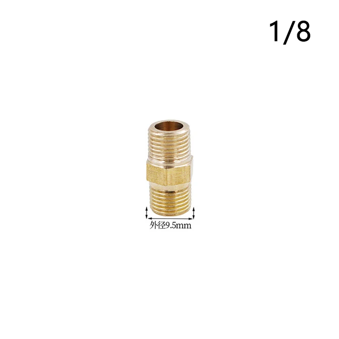 

Латунная Труба, шестигранный быстроразъемный штуцер, переходник 1/8 1/4 3/8 1/2 3/4 1 BSP с наружной резьбой, разъем для воды, масла и газа