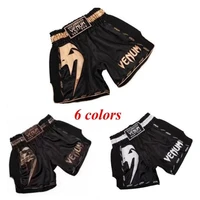 icclek new boxing competition mix martial arts boxing fight sports shorts fighting pants shorts men streetwear pants