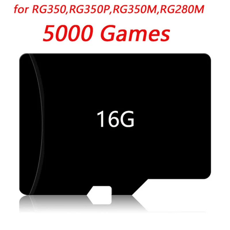 

RG351P 128G Memory Card 16G 32G 64G TF Card for RG350 RG350P RG350M Q80 RG280M for RK2020 RK3326 Retro game PS1 Games