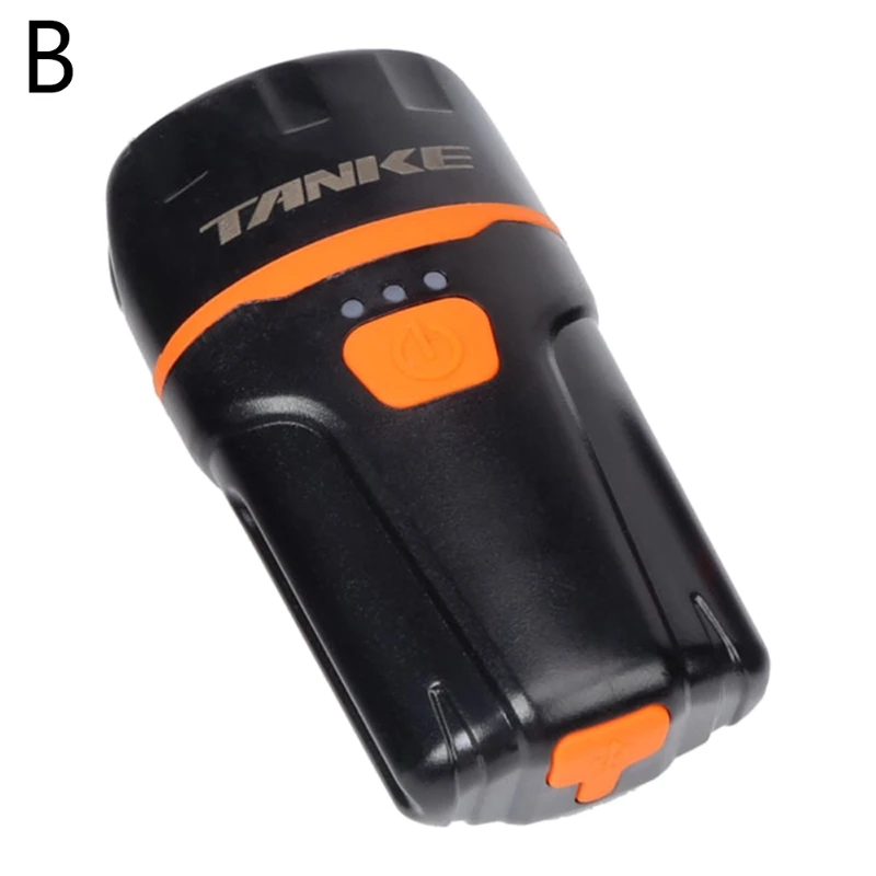 

USB Rechargeable Bicycle Headlight Waterproof Mountain Bike Lamp Cycling Light LED High Brightness D2TC