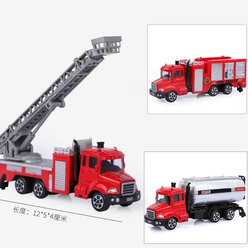 Детская Игрушечная машина Smulation Fire Truck инструмент для резервуара воды модель