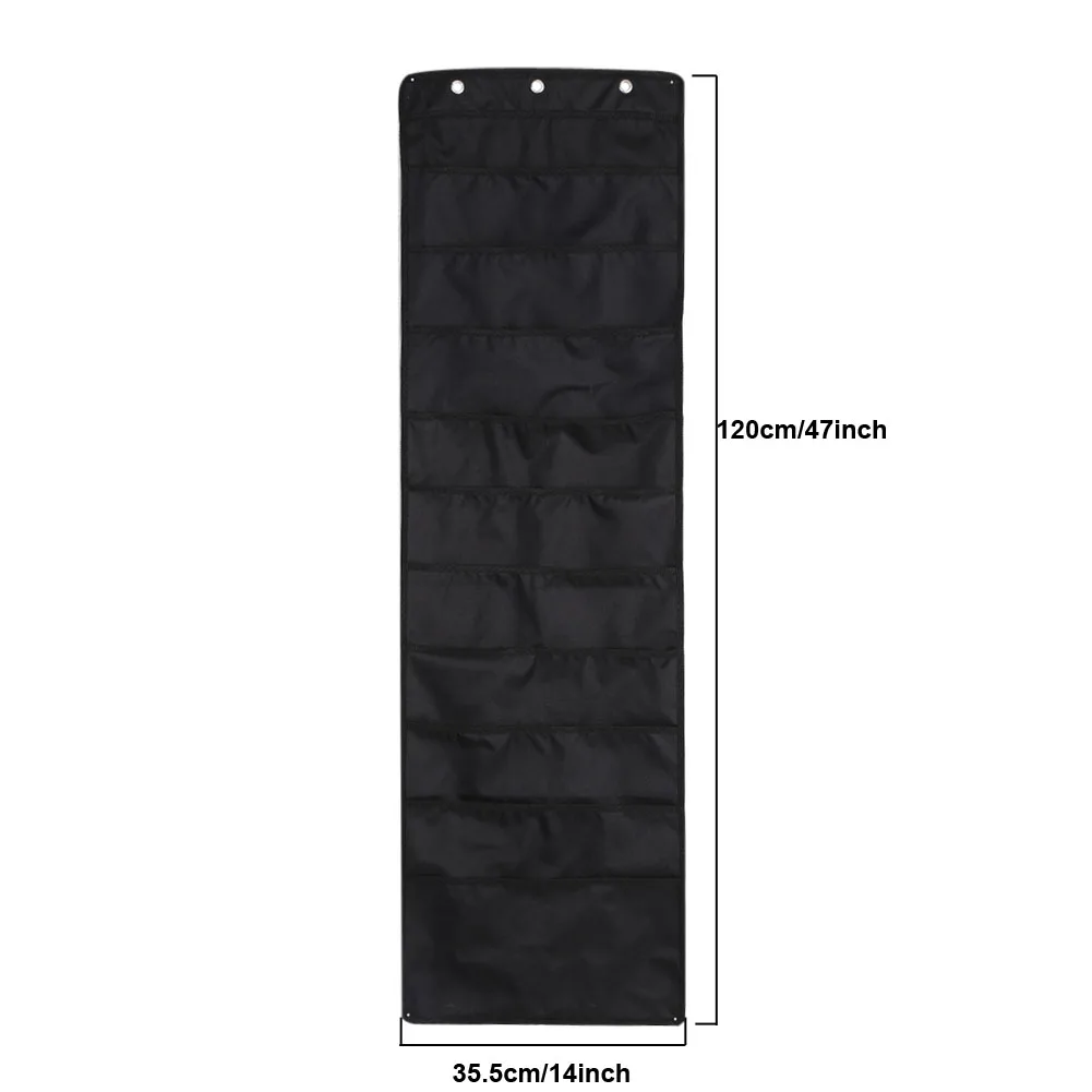 

Hanging File Organizer Wall File Organizer with 10 Storage Pockets & 3 Hangers Classroom Office